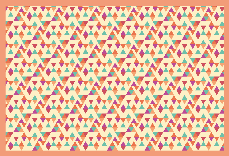 Mosaiikkikuvioinen juoksija vinyylimatto mosaiikki - Tenstickers