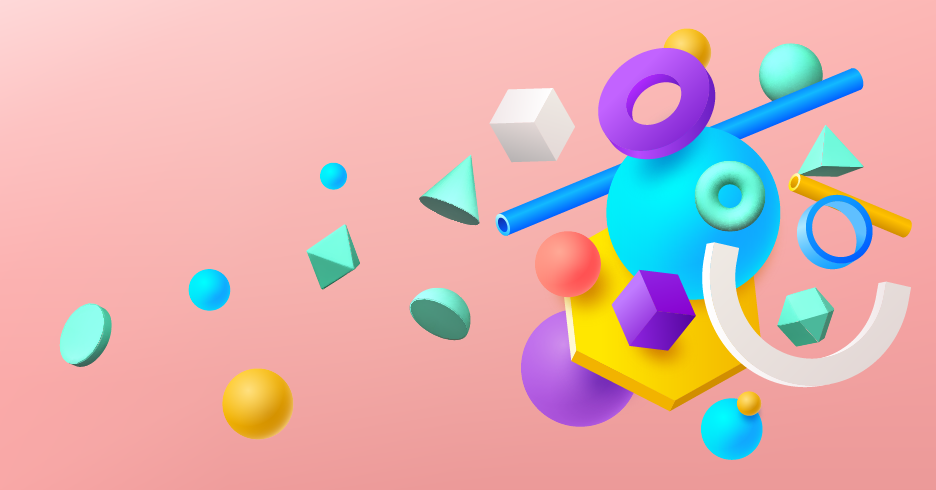 Geometristen muotojen joukko vinyylimatto geometrinen - Tenstickers