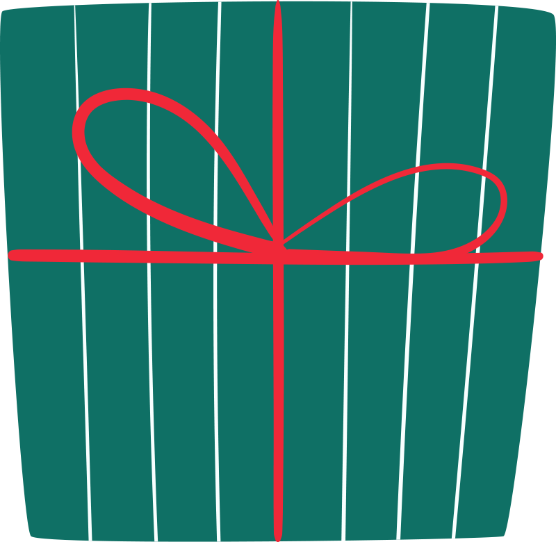 Vihreät punaiset raidat vinyylimatto raidallinen - Tenstickers