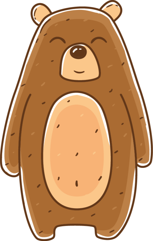 Karhu kuva eläin vinyylimatto - Tenstickers