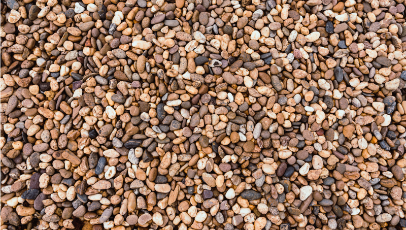 Meren pikkukivi lattia vinyylimatto kivinen - Tenstickers