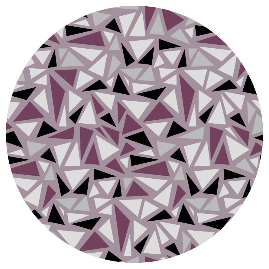 Mosaiikki violetti vinyylimatto mosaiikki - Tenstickers