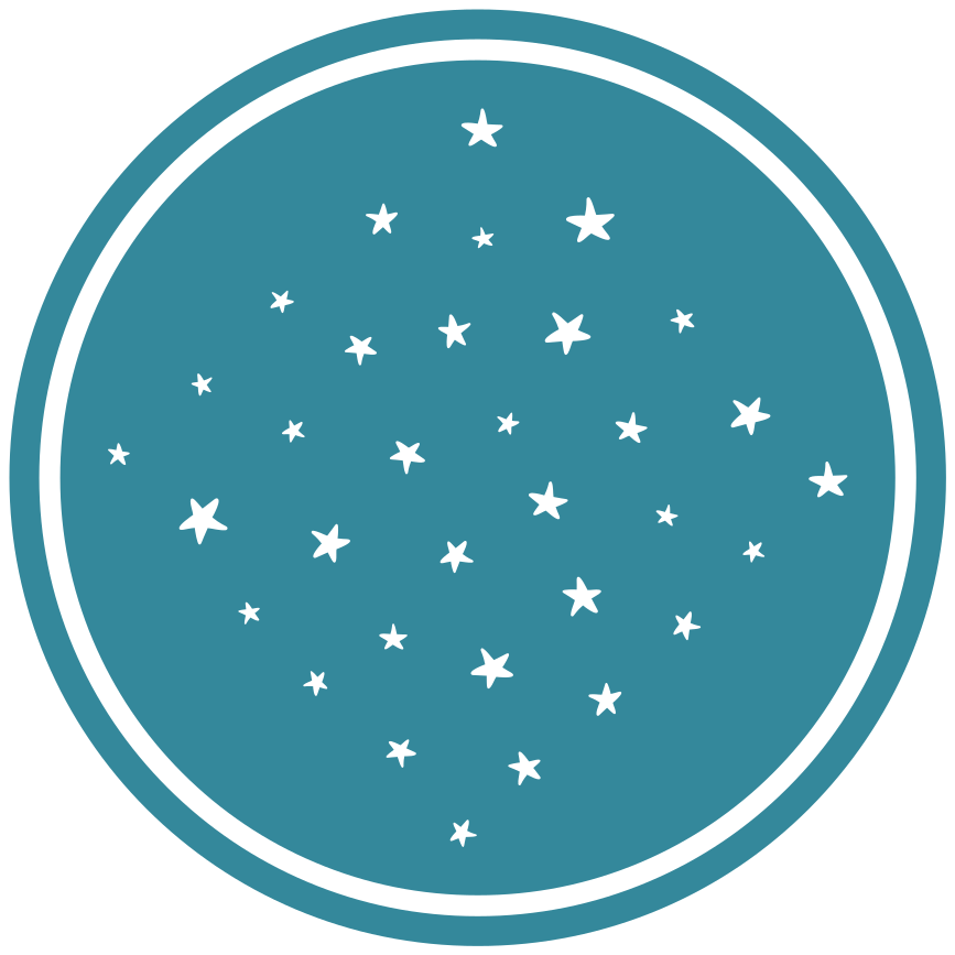 Tähtien motiivi tähti vinyylimatto - Tenstickers