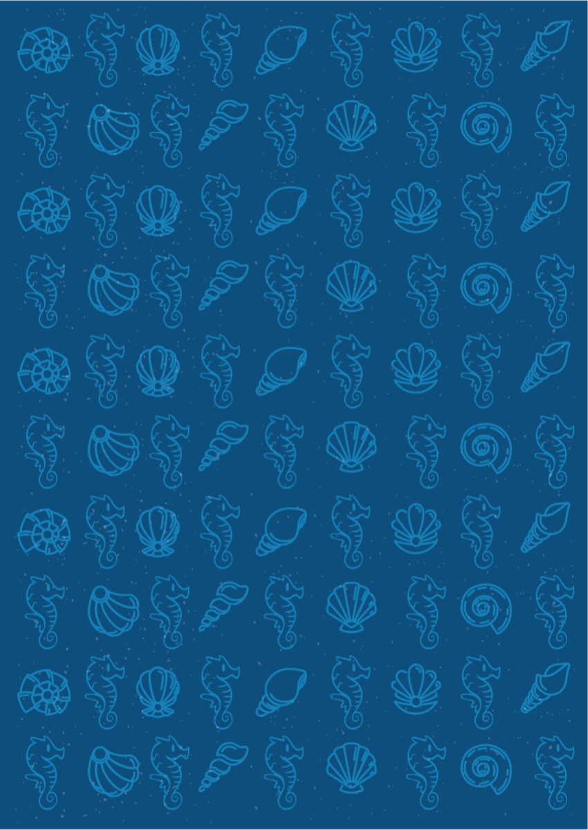 Meriaiheiden kuva eläin vinyylimatto - Tenstickers