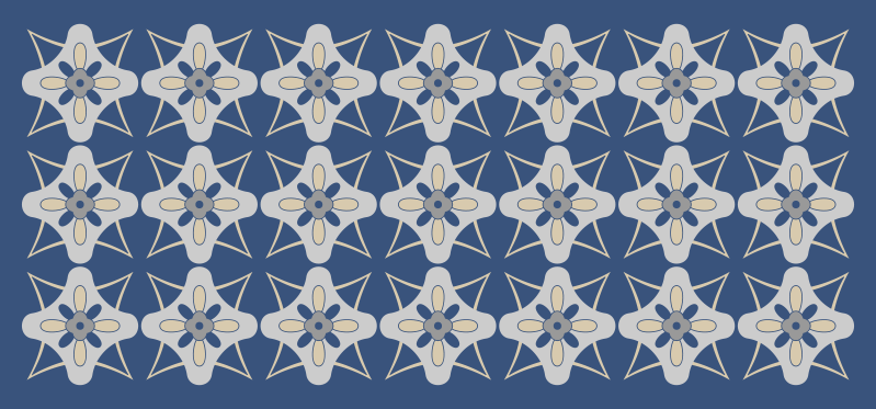 Kukkalaattojen koostumus laatta vinyylimatto - Tenstickers