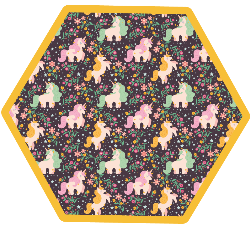 Myyttisten olentojen leikkikenttä vinyylimatto - Tenstickers