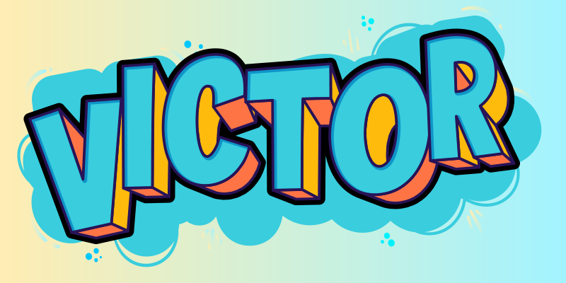 3d mukautettava nimi nimi vinyylimatto - Tenstickers