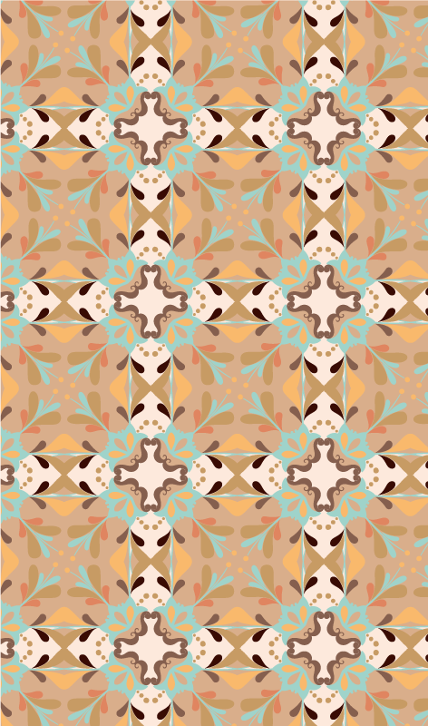 Klassiset laatat laatta vinyylimatto - Tenstickers