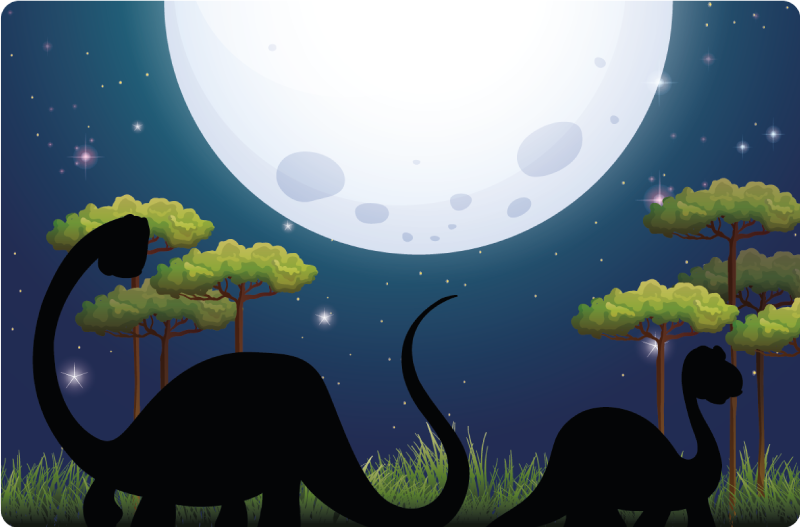 Safari-seikkailurata vinyylimatto - Tenstickers