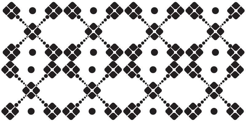 Geometriset dominot vinyylimatto geometrinen - Tenstickers
