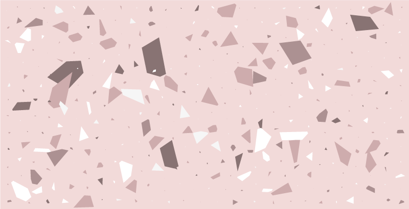 Vaaleanpunainen kuvioitu vinyylimatto keittiöön - Tenstickers