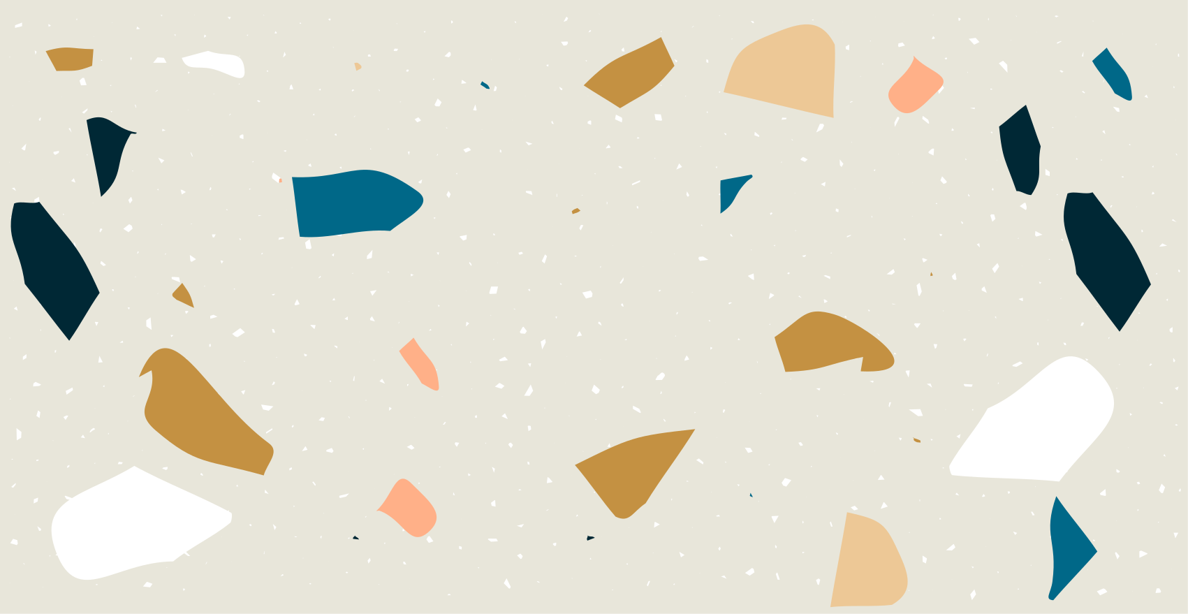 Terrazzo roiskeet vinyylimatto geometrinen - Tenstickers