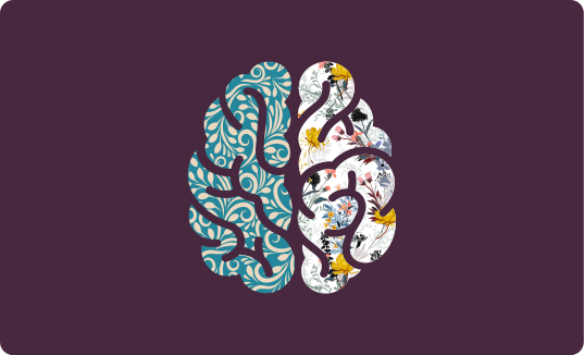 Kasvitieteellinen yin yang kukka vinyylimatto - Tenstickers