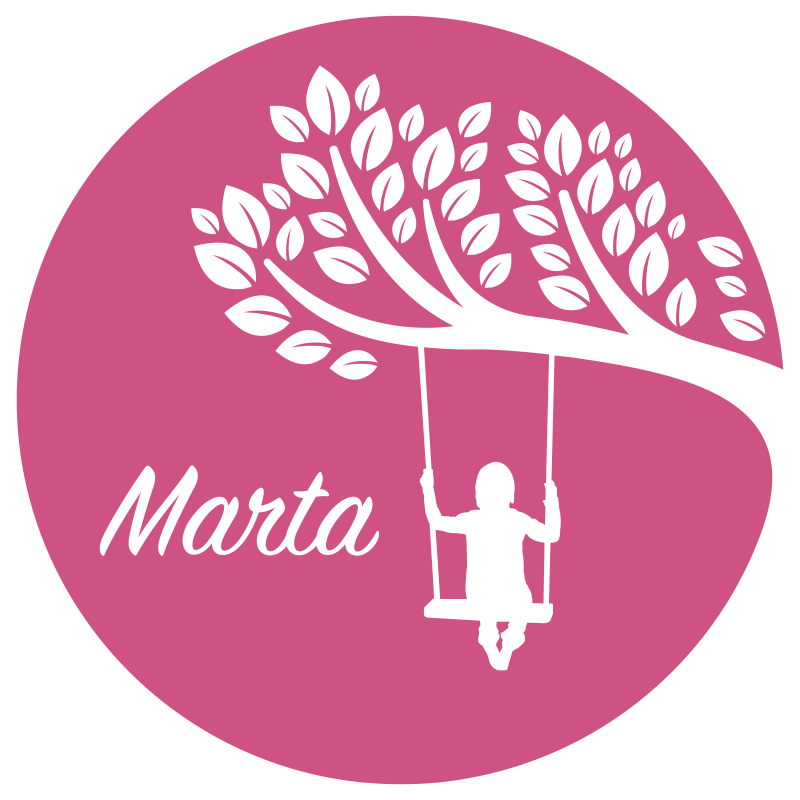 Henkilökohtainen keinu nimi vinyylimatto - Tenstickers