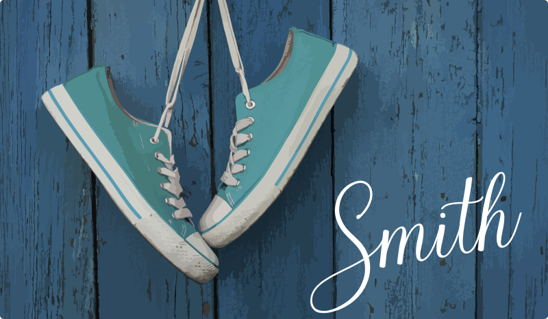 Lenkkarien personointi Tekstuuri vinyylimatto - Tenstickers