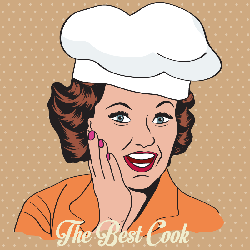 Retro keittiön matto lauseke vinyylimatto - Tenstickers