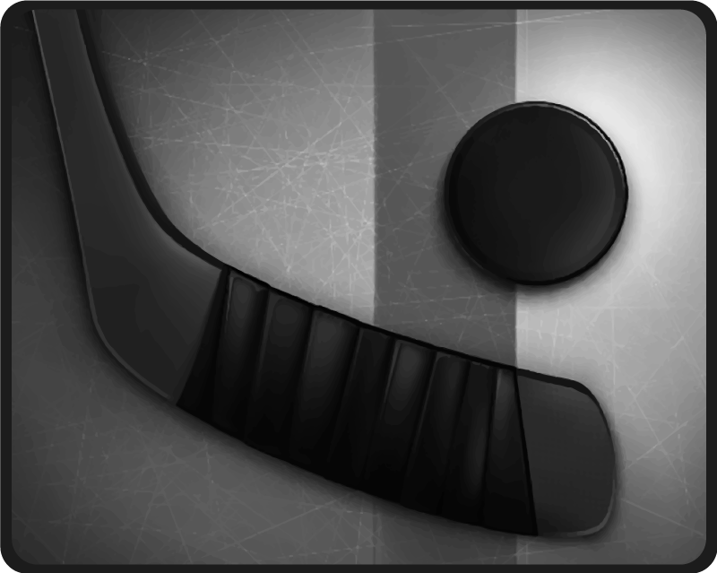 Realistinen jääkiekko vinyylimatto peli - Tenstickers