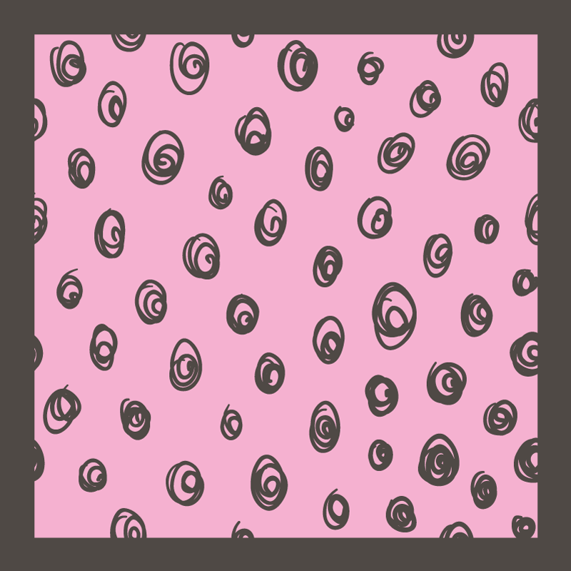 Spiraalikuvioinen sisustus Vinyylimatto makuuhuoneeseen - Tenstickers