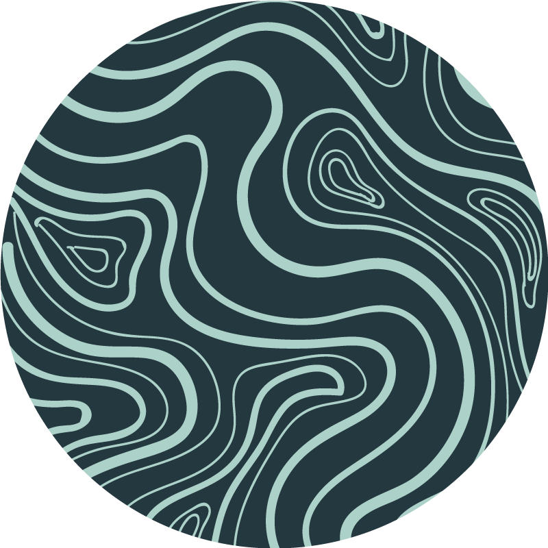 Topografiset ääriviivat Tekstuuri vinyylimatto - Tenstickers