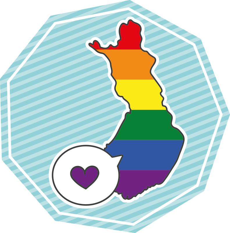 Suomen ylpeyden kartta maailmakartta vinyylimatto - Tenstickers