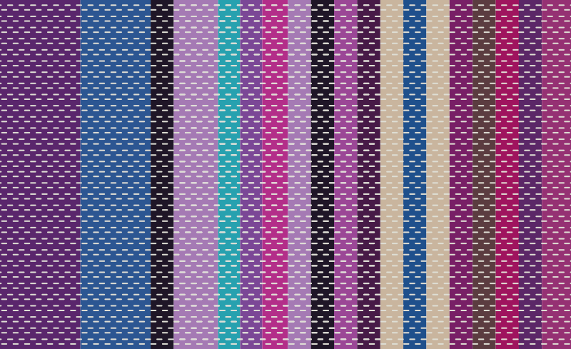 Violetti sävyjen rakenne vinyylimatto raidallinen - Tenstickers