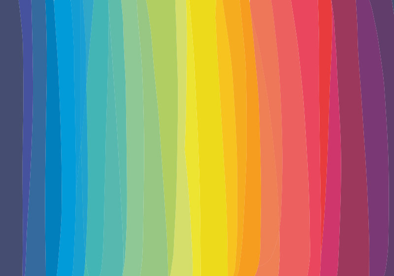 Sateenkaari vinyylimatto raidallinen - Tenstickers