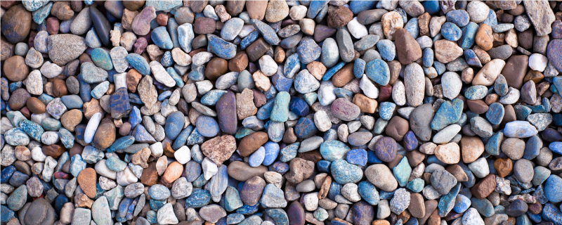 Värikkäitä kiviä vinyylimatto keittiöön - Tenstickers