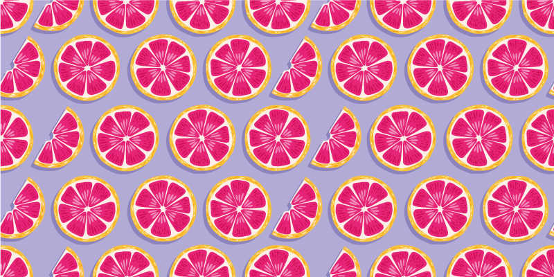 Sitrusviipaleiden käsite keittiön vinyylimatto - Tenstickers