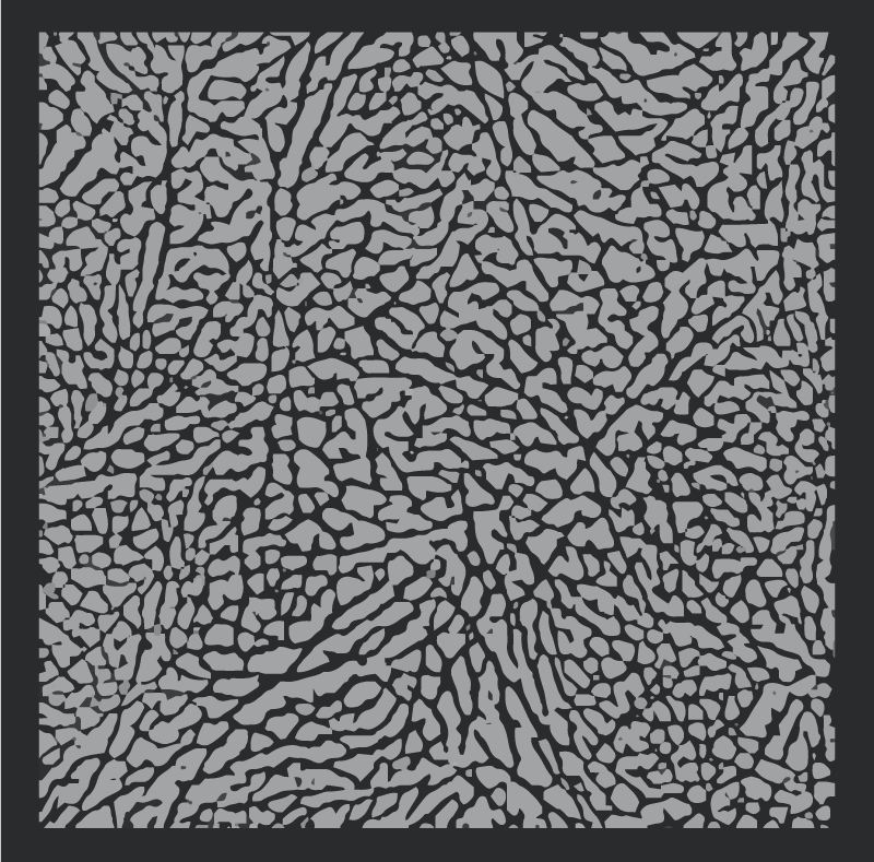 Teksturoitu tumma kuvio harmaa vinyylimatto - Tenstickers