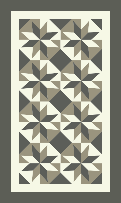 Beija tähdet laatta vinyylimatto - Tenstickers