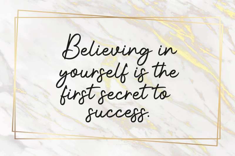 Inspiroiva lainaus nimi vinyylimatto - Tenstickers