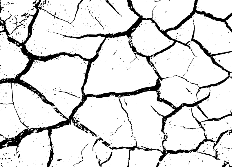 Säröillä oleva maa kivinen vinyylimatto - Tenstickers