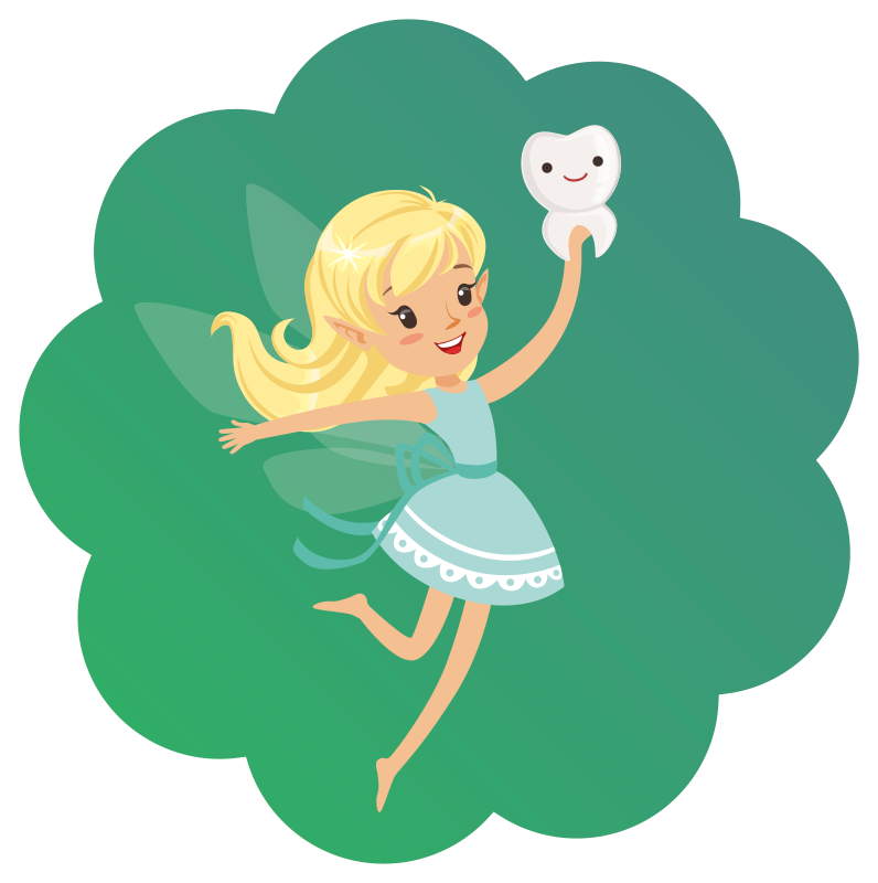 Hammaskeijufantasia lastenhuone vinyylimatto - Tenstickers