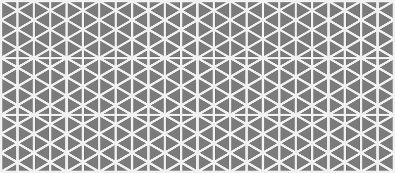 Harmaa ja valkoinen kolmion keittiö vinyylimatto geometrinen - Tenstickers