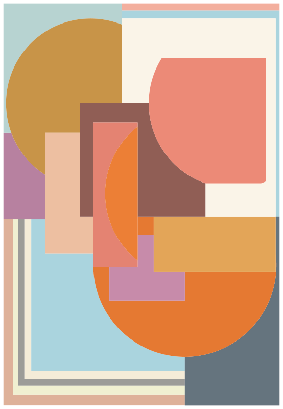 Silmiinpistävät muodot geometrinen vinyylimatto - Tenstickers