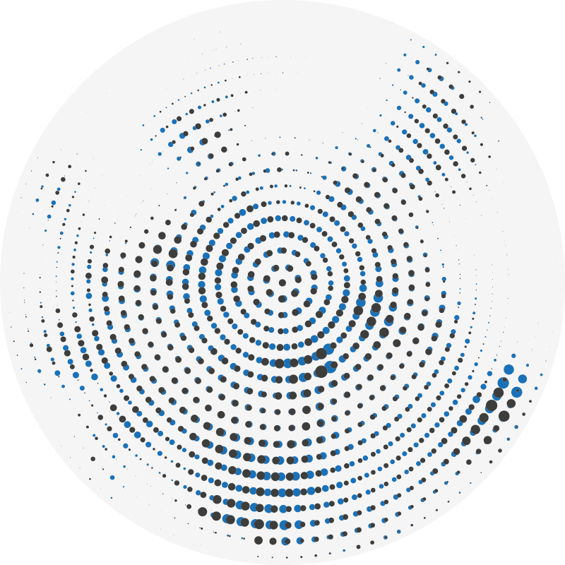 Mustat ja siniset pisteet vinyylimatto mosaiikki - Tenstickers
