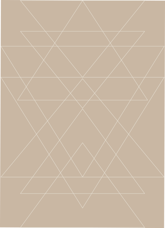 Geometrinen kuviollinen matto moderni vinyylimatto - Tenstickers