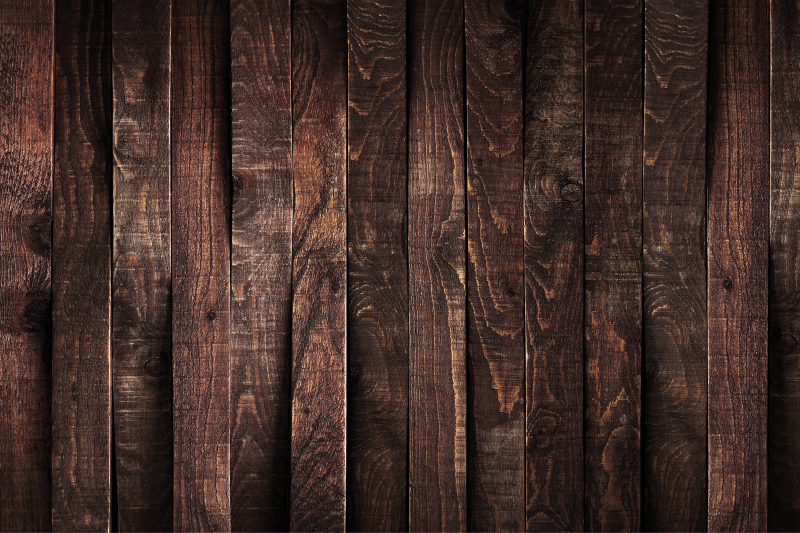 Puinen lankku vintage talo puu aiheinen vinyylimatto - Tenstickers