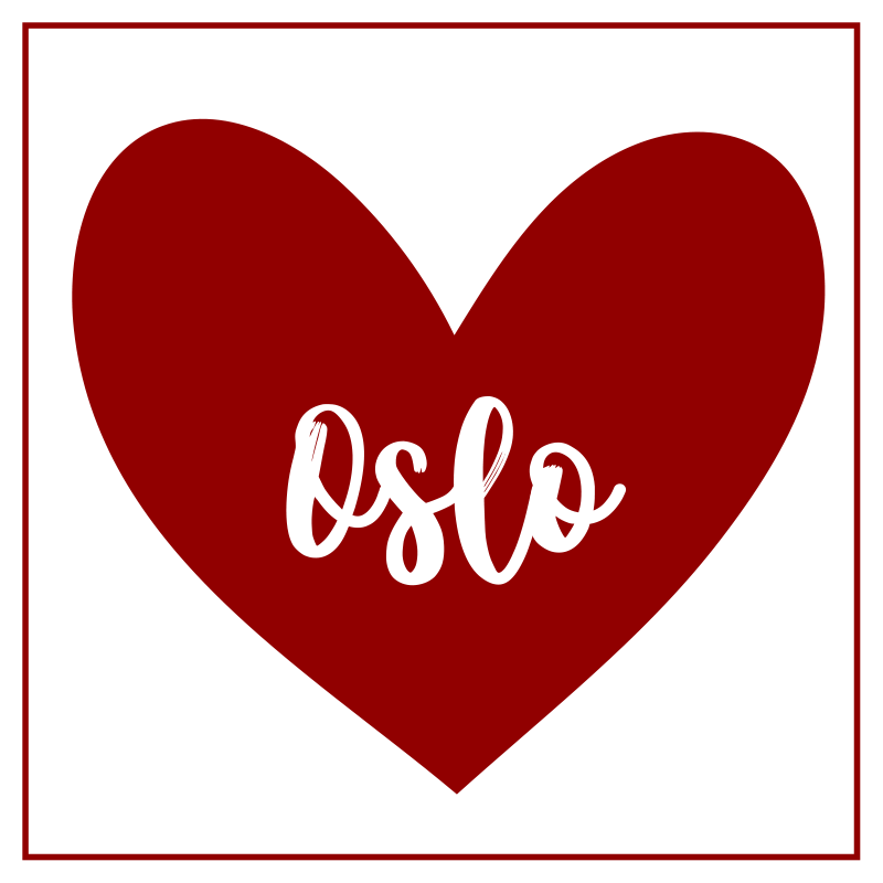 Sydän oslo lauseke vinyylimatto - Tenstickers