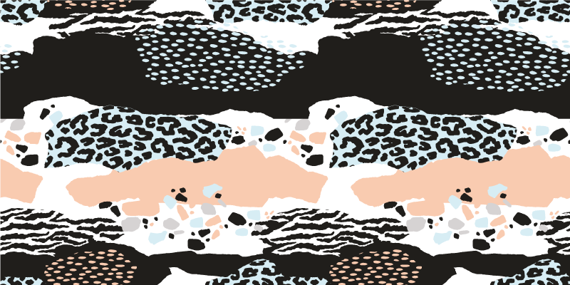 Tyylikäs leopardikuvio eläin vinyylimatto - Tenstickers