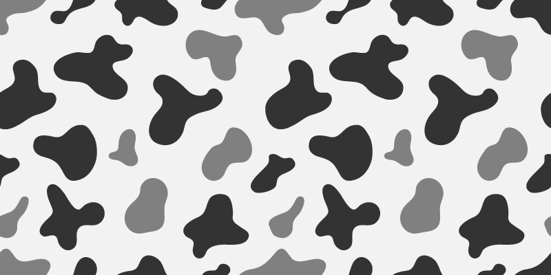 Lehmän kuvio eläin vinyylimatto - Tenstickers