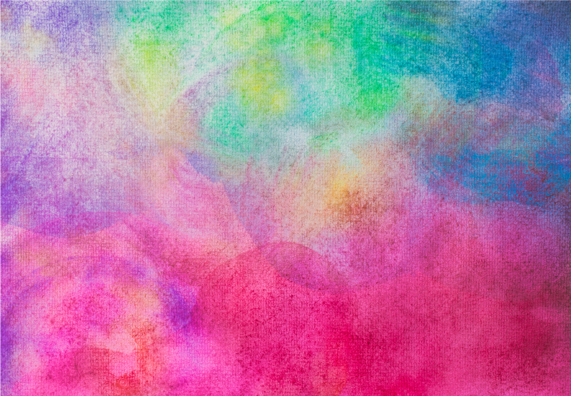 Värikäs vesiväriefekti Vinyylimatto makuuhuoneeseen - Tenstickers