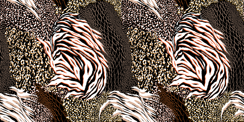 Silmiinpistäviä seeprakuvioita eläin vinyylimatto - Tenstickers