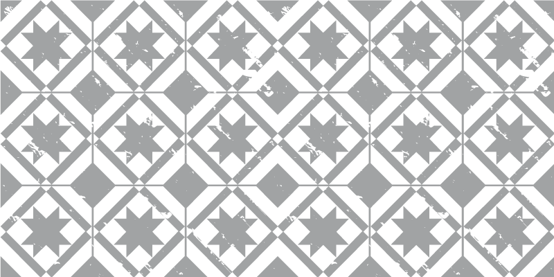 Harmaat pantone-laatat vinyylimatto kylpyhuoneeseen - Tenstickers