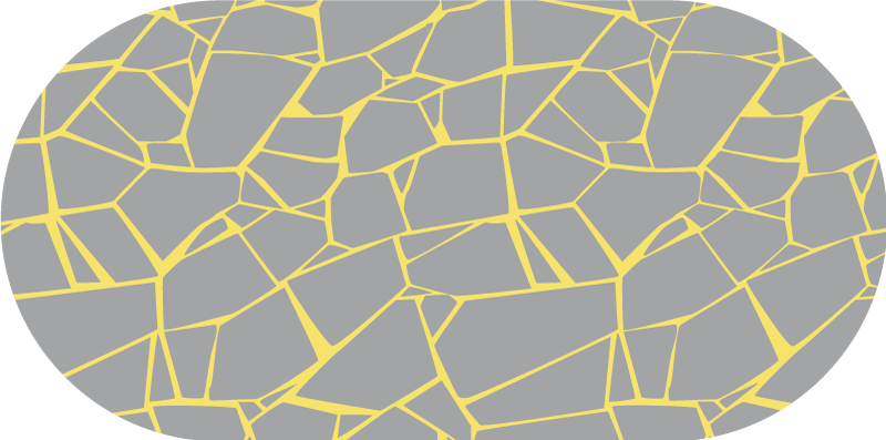 Säröillä oleva harmaa rakenne kylpyhuoneen vinyylimatto - Tenstickers