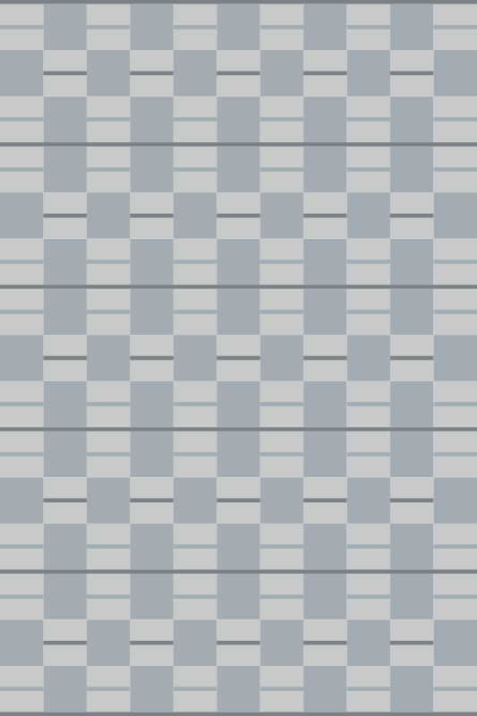 Harmaan kuviolliset neliöt olohuoneen vinyylimatto - Tenstickers