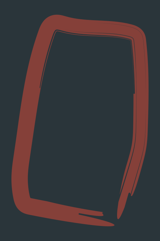 Tyylikäs abstrakti muoto olohuoneen vinyylimatto - Tenstickers