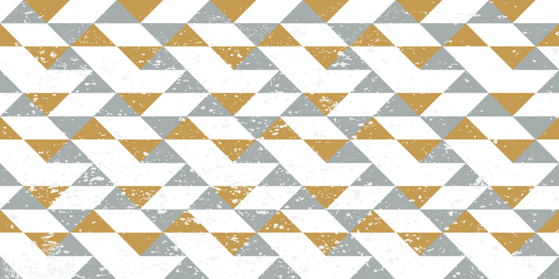 Diagonaalinen kolmiokuvio geometrinen vinyylimatto - Tenstickers