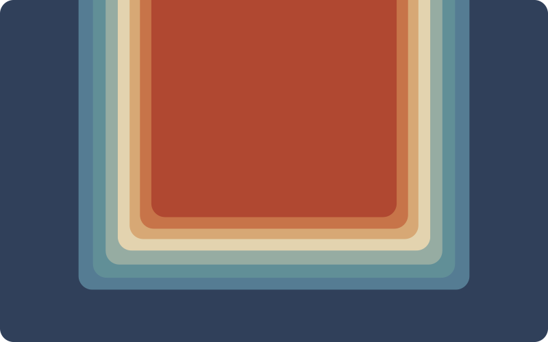 Eloisat kerroksiset raidat moderni vinyylimatto - Tenstickers