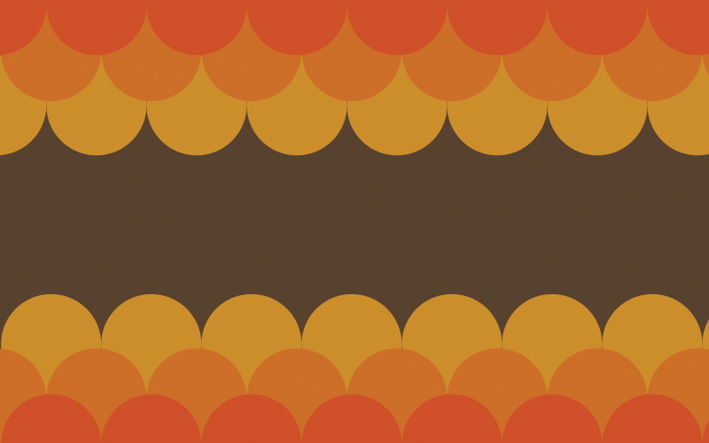 Retro aaltoilevat raidat vintage vinyylimatto - Tenstickers